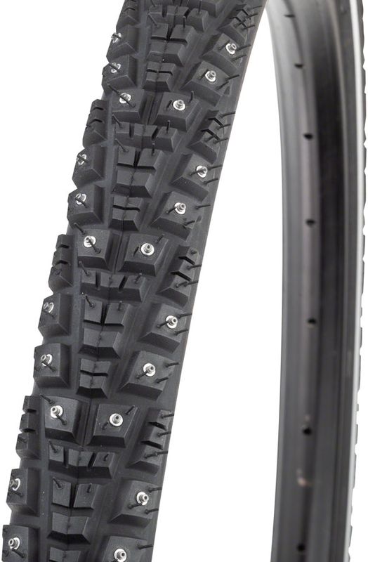 45NRTH Gravdal Tire - 700 x 38, Tubeless, Folding, Black, 60 TPI, 252 Concave Carbide Studs