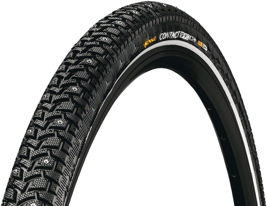 Continental Contact Spike Tire - 700 x 35, Clincher, Wire, Black/Reflex, 120 Studs, SafetySystem Breaker, E25