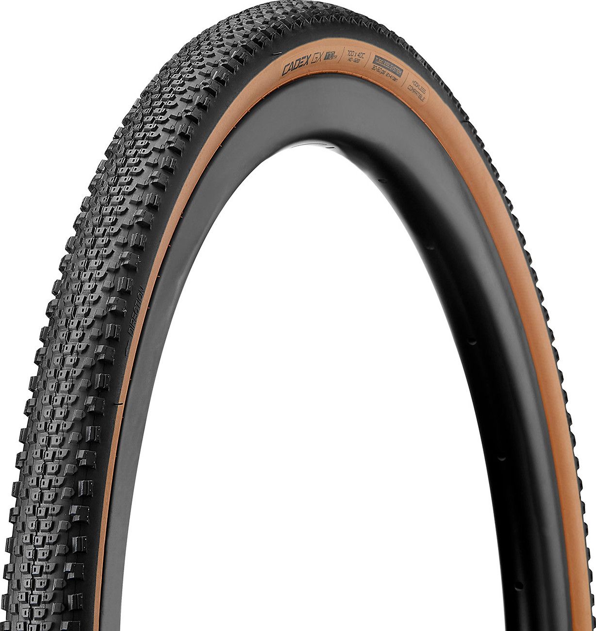 CADEX GX Tire TPI: 170 Tan Sidewall 700x40