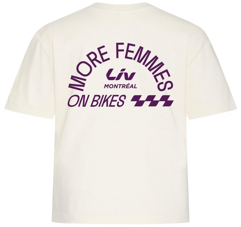 Limited Edition | Liv Montréal "More Femmes on Bikes" Crop Tee