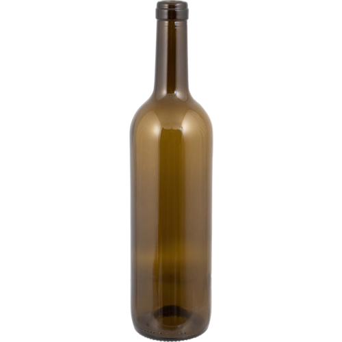 750 ml Antique Green Bordeaux Farro Glass - Punted