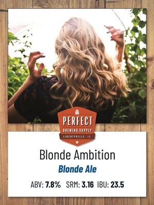 Blonde Ambition (All Grain Recipe Kit) PBS Kit