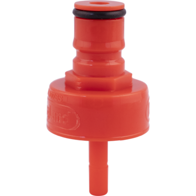 Carbonation and Line Cleaning Cap Ball Lock Red Plastic (Bev & Gas )