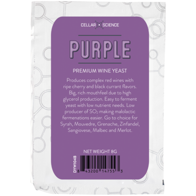 Cellar Science - Wine Yeast - Purple - 8g