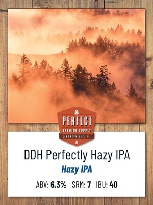 DDH Perfectly Hazy IPA (All Grain Recipe Kit) PBS Kit