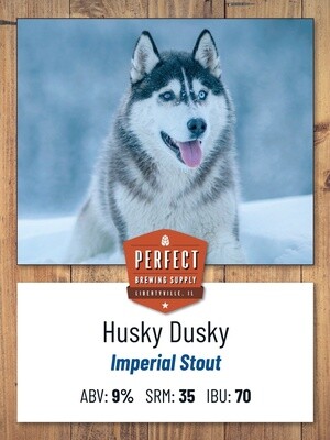 Husky Dusky Imperial Stout (All Grain Recipe Kit) PBS Kit