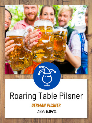Roaring Table Pilsner (Extract Recipe Kit) PBS Kit