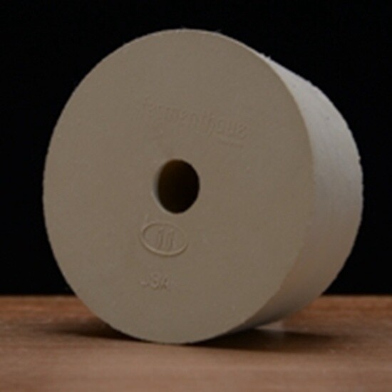 Rubber Stopper 11 Drilled