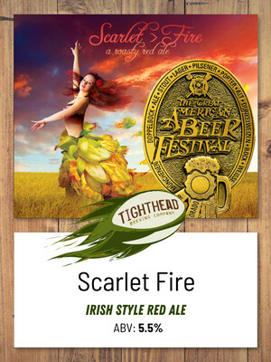 Scarlet Fire - Tighthead Brewing - Pro Recipe GABF Gold Winner- (All Grain) PBS Kit