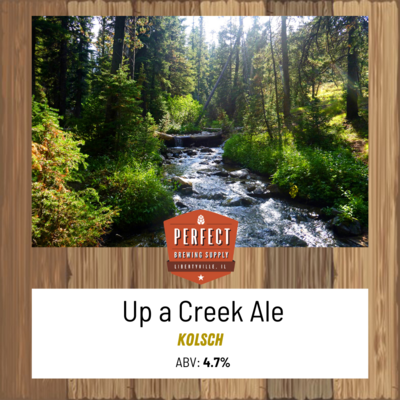 Up A Creek Ale (All Grain Recipe Kit) PBS Kit
