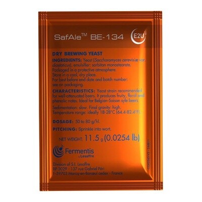 SafAle BE-134 Dry Yeast - 11.5g