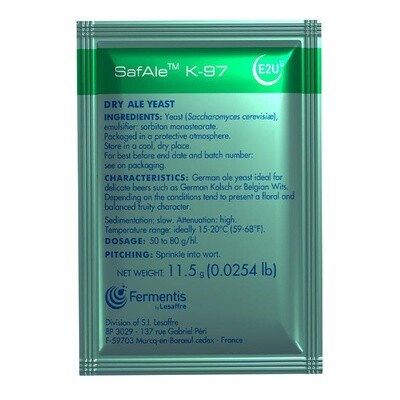SafAle K-97 Dry Yeast - 11.5g