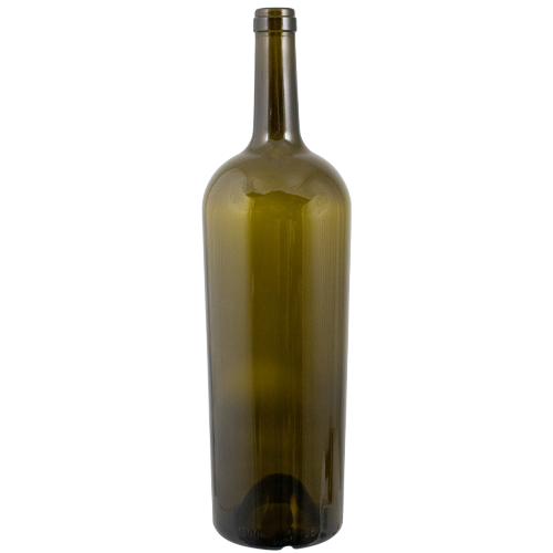 1.5 L Green Wine Bottles - Case of 6 - Tapered w/Punt