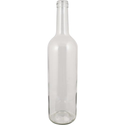 750 ml Clear Bordeaux Bottles | Punted | 12 ct.