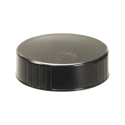 Screw Cap Poly-Seal 28mm BLACK Reusable