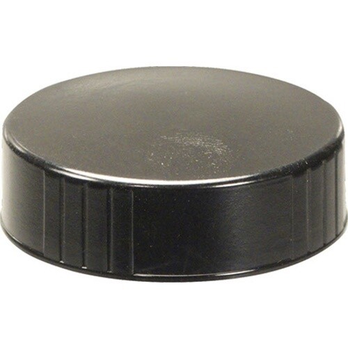Screw Cap Poly-Seal 38mm BLACK Reusable