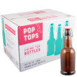 PopTops - Swing Top Bottles - Amber - 12x16oz