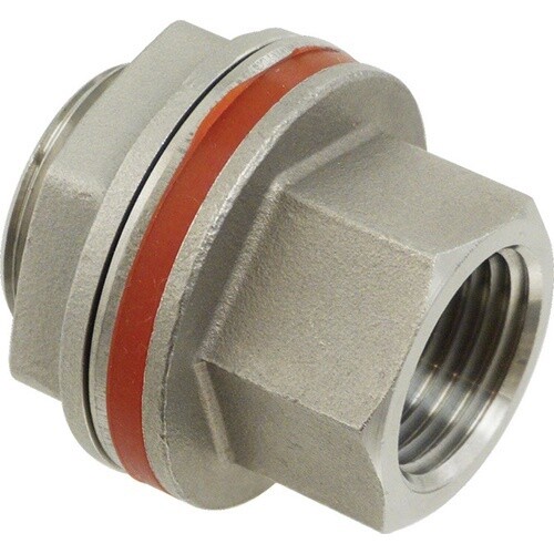 Bulkhead 1/2" FPT x 1/2" FPT