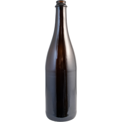 750 mL Amber Champagne/Belgian Bottles - 12/case