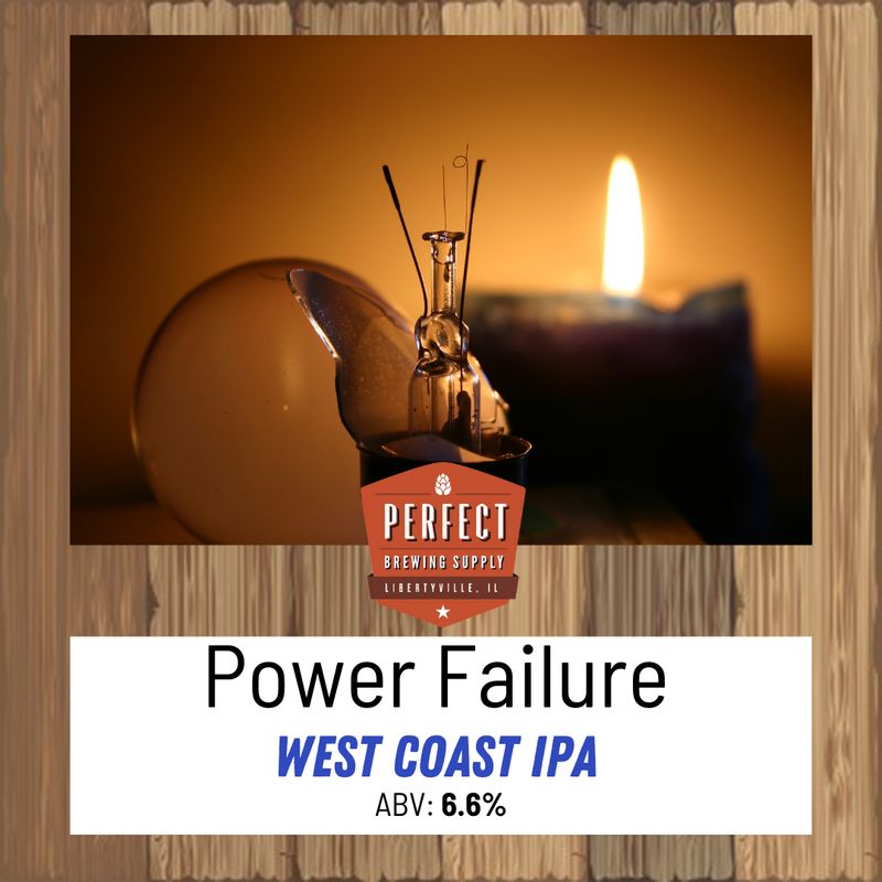 Power Failure IPA - Tighthead - (All Grain Recipe Kit) PBS Kit