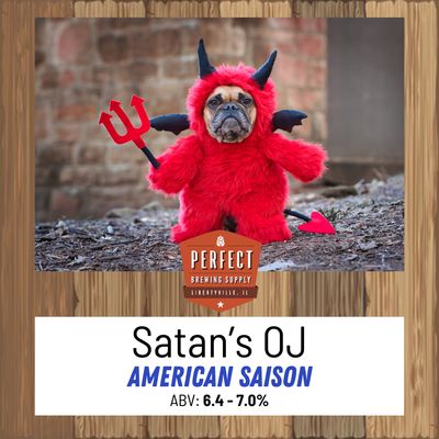 Satan&#39;s Orange Juice  (Extract Recipe Kit) PBS Kit