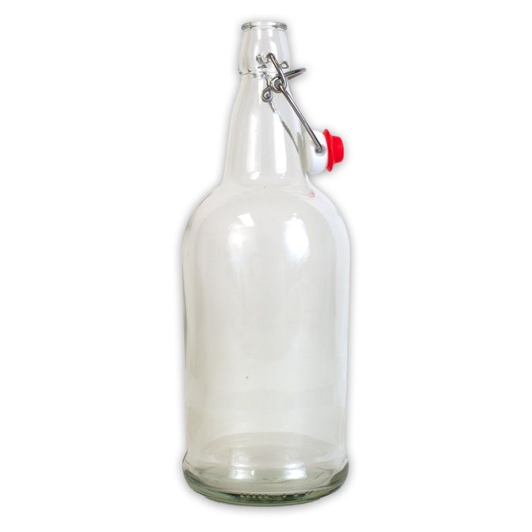 Clear EZ Cap Bottles 1L Case/12