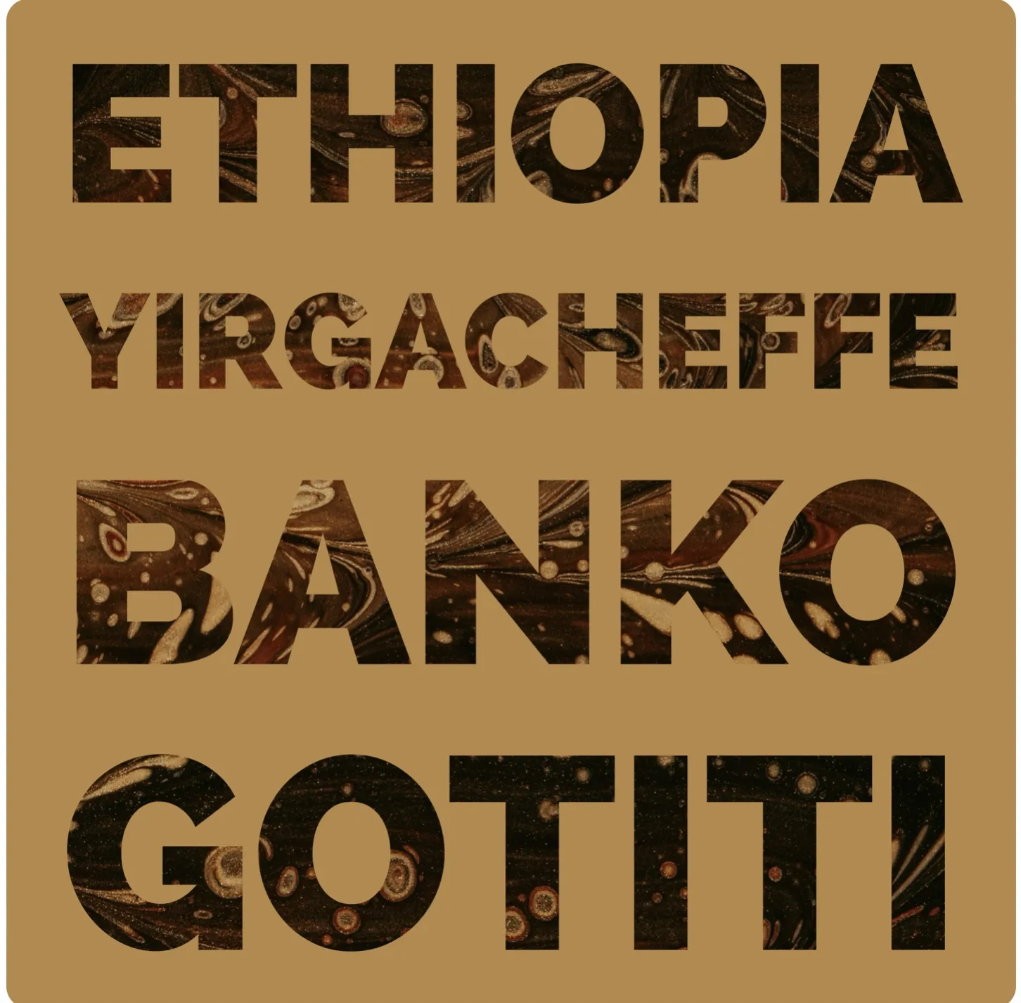 Ethiopia Yirgacheffe Banko Gotiti, Whole Bean 1 lb