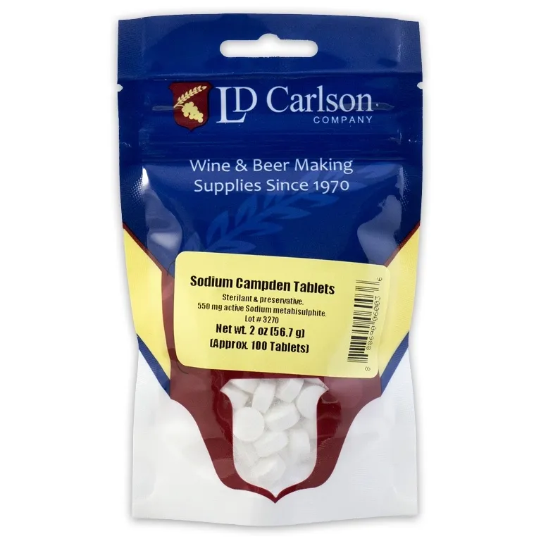 Camden Tablets | Sodium Metabisulphite | 100 ct.