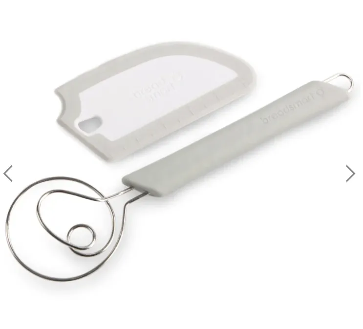 Breadsmart Whisk and Scraper - Gray