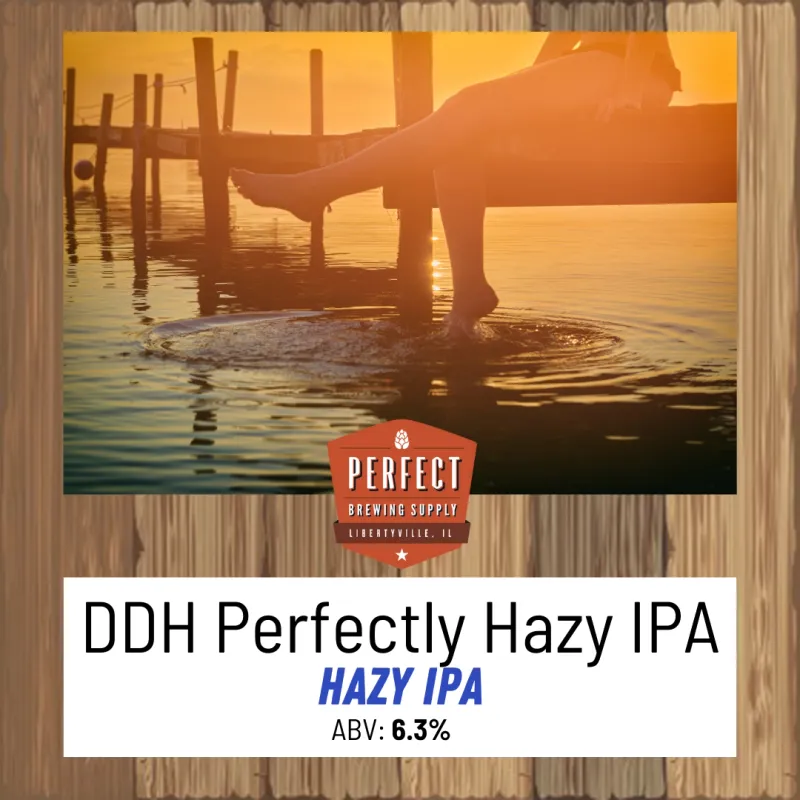 DDH Perfectly Hazy IPA (All Grain Recipe Kit) PBS Kit