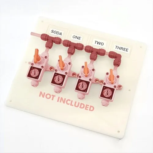 KegLand | Gas Board for Duotight In-Line Regulators | 4 Output