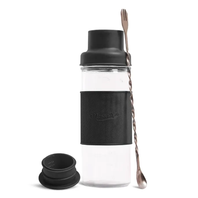 Mason Jar Cocktail Shaker Set