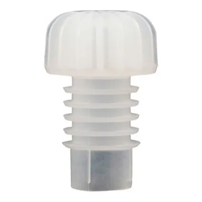 Champagne Stoppers - White Plastic 100