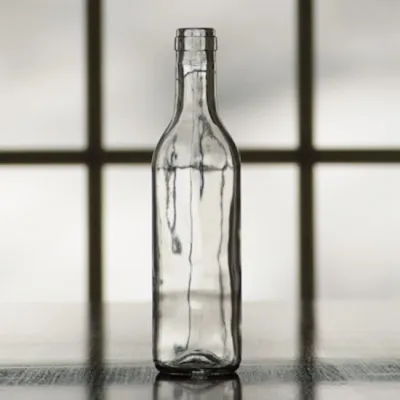 375 ml Clear Flint Wine Bottles - 24/case