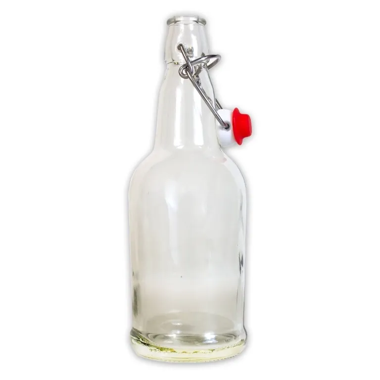 Swing Top Bottles - Clear - 12x16oz