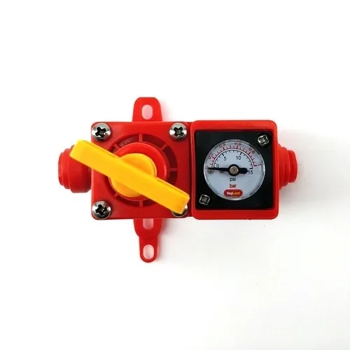 Duotight BlowTie 2 | Diaphragm Spunding Valve | Built-In Pressure Gauge | 0-15 PSI | 8 mm Duotight