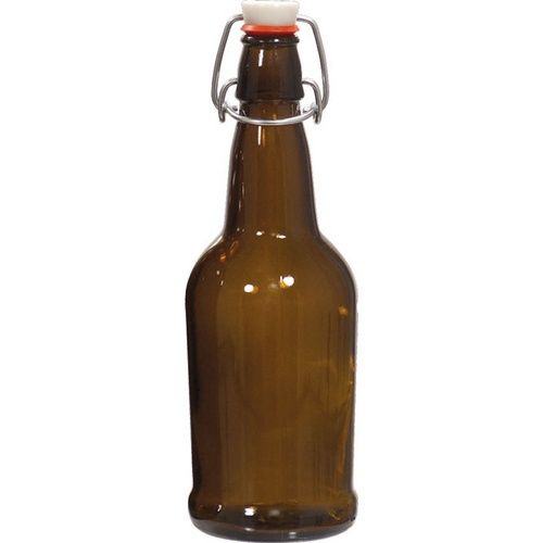 EZ Cap Swing Top Bottles  - Amber - 12x16oz