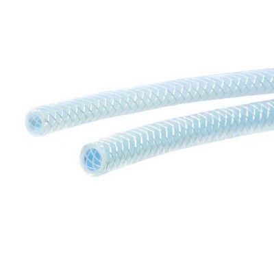 Bevlex Tubing 3/8&quot; ID White Tracer Reinforced