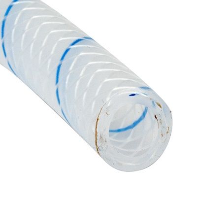 Bev-Flex Tubing 3/8&quot; ID Blue Tracer Reinforced