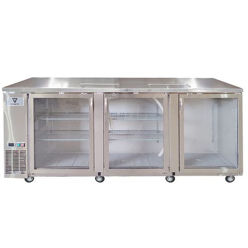 Komos Kegerator Olympus III Deluxe - Stainless - Refrigerator Only