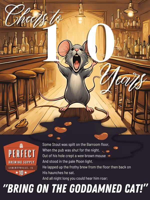 Cheers to 10 Years small poster