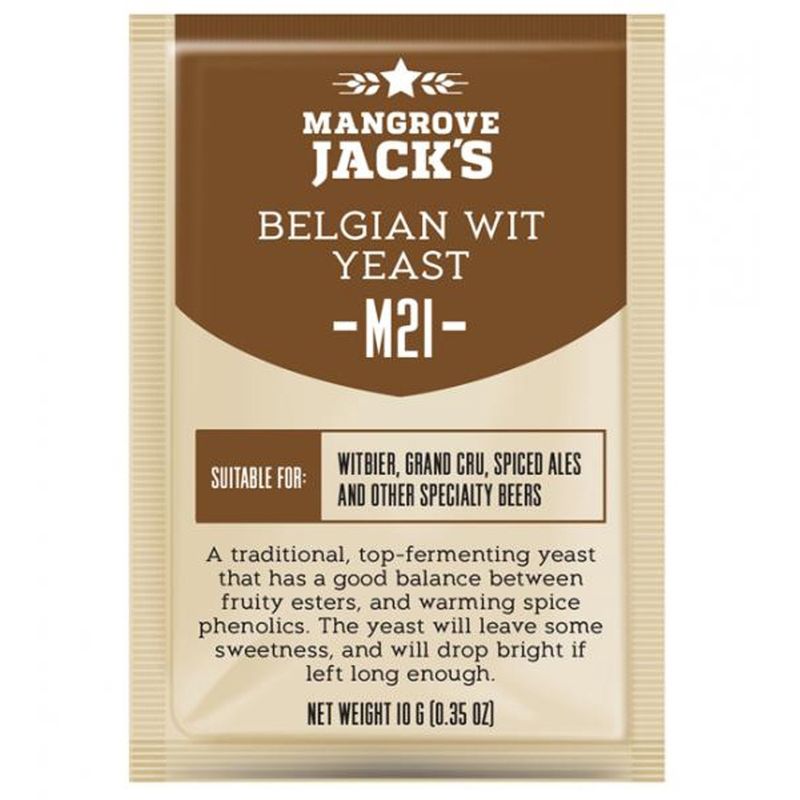 Mangrove Jack&#39;s CS Yeast M21 Belgian Wit (10g)