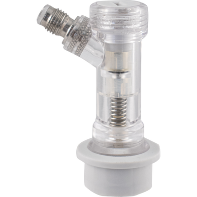 Ball Lock Disco- Gas In w/ Check Valve