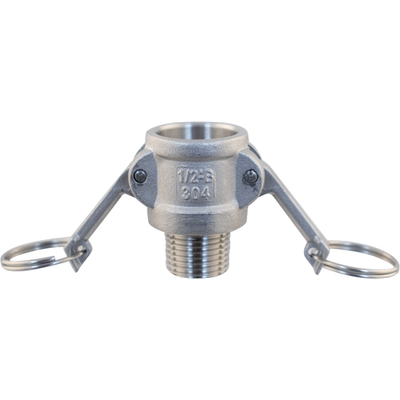 Camlock 1/2" Type B Coupler- SS304