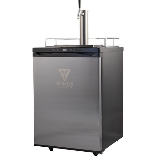 KOMOS V2 Kegerator w/ NukaTap Stainless Steel Faucets