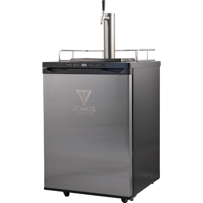 KOMOS V2 Kegerator w/ NukaTap Stainless Steel Faucets