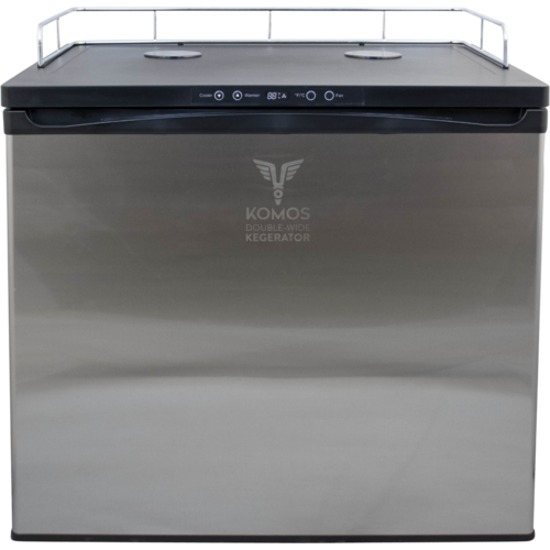 KOMOS® |  Double-Wide Kegerator with Digital Thermostat | (No Tower)