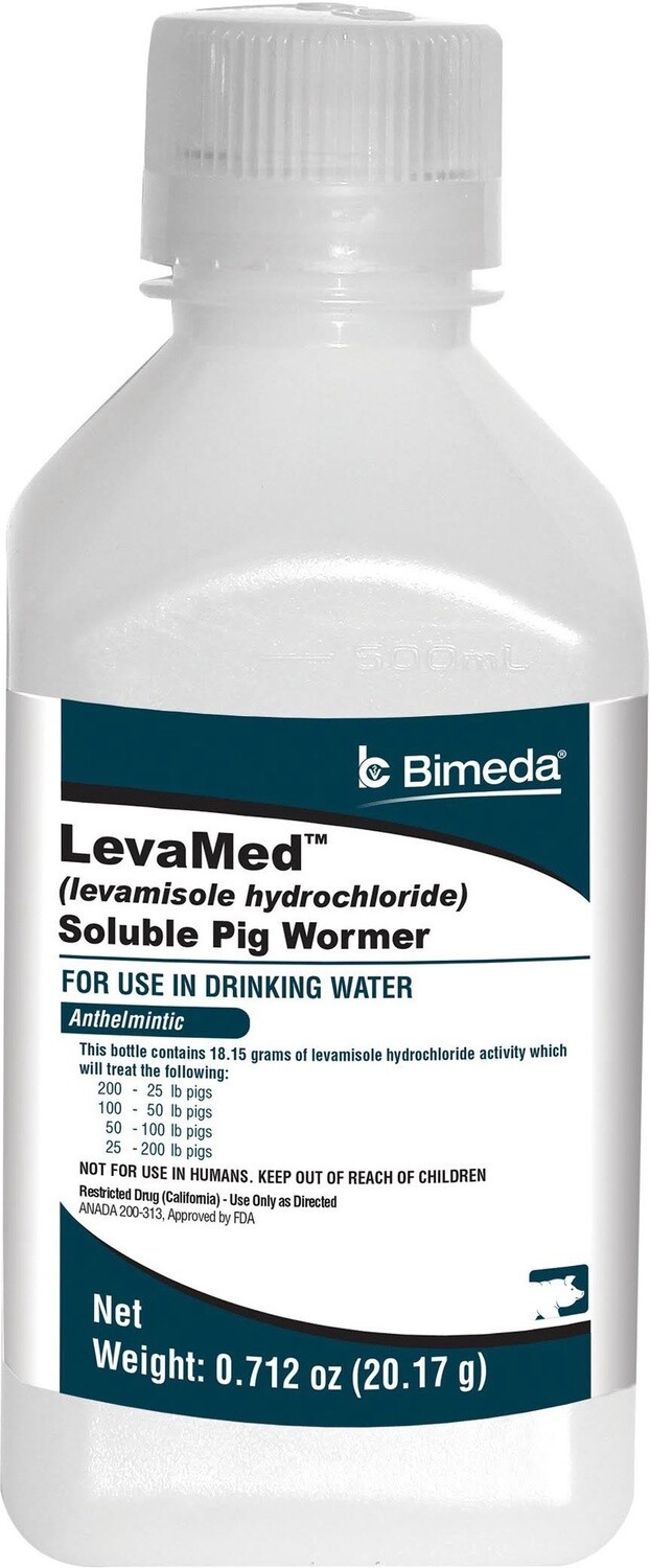 BIMEDA LEVAMED SOLUBLE PIG WORMER