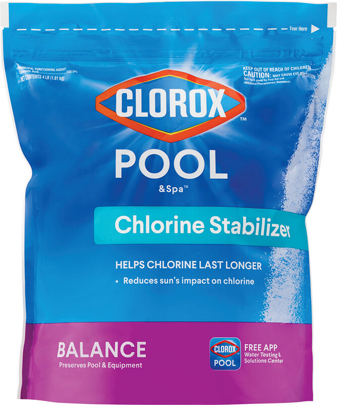 CLOROX CHLORINE STABALIZER 4LB 12004CLX/10004