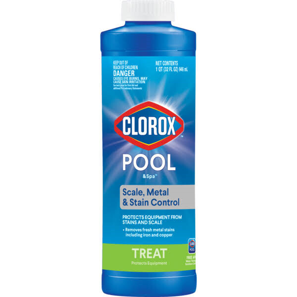 CLOROX POOL &amp; SPA SCALE METAL &amp; STAIN CONTROL32OZ 50033